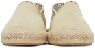 Isabel Marant Beige Suede Canea Espadrilles