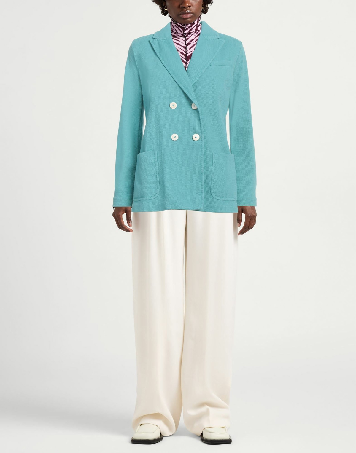Circolo 1901 Womens Blazer Turquoise