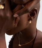 Bvlgari B.zero1 18kt gold hoop earrings with diamonds