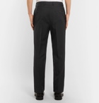 Lanvin - Slim-Fit Striped Wool-Twill Trousers - Men - Black