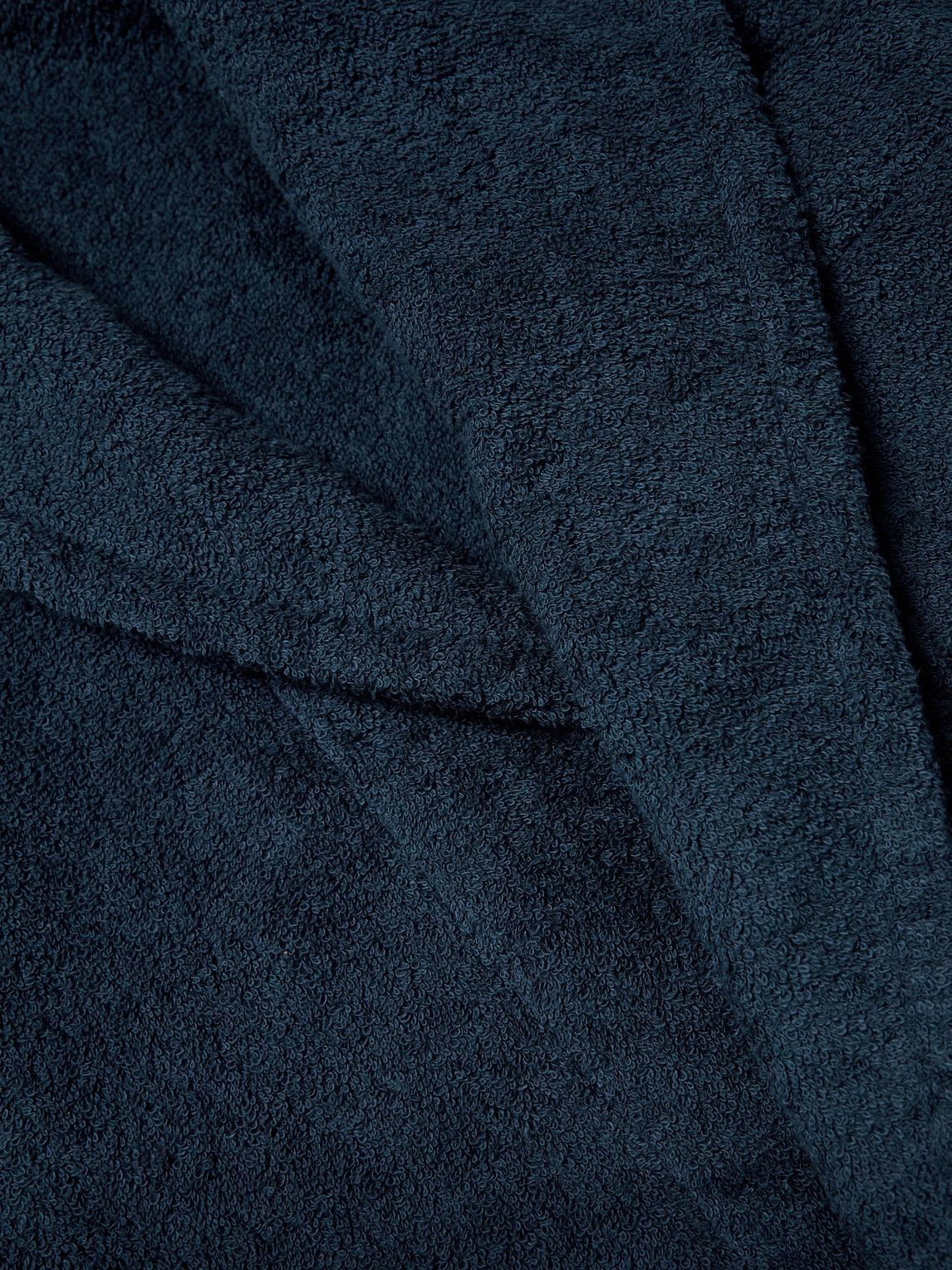 TEKLA - Organic Cotton-Terry Robe - Blue Tekla Fabrics