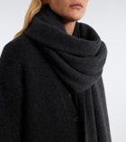 The Row Qyren cashmere, alpaca, and silk scarf