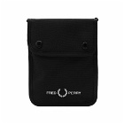Fred Perry Men's Logo Pouch in Black