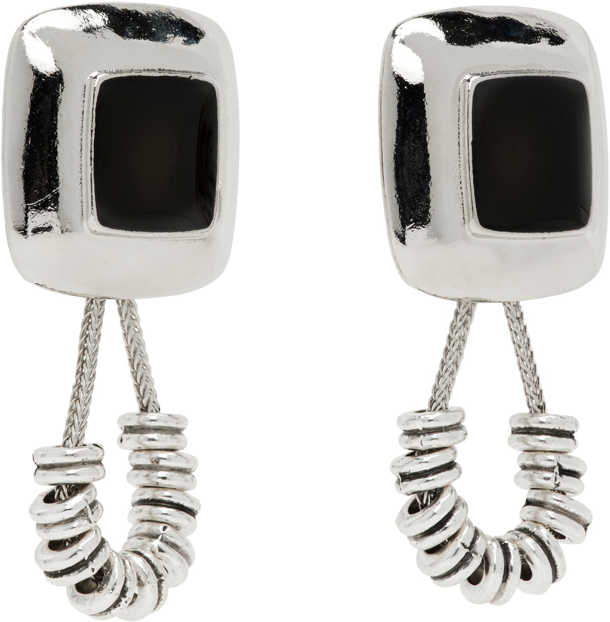 Toga Pulla Stone Beads Pierced Earrings