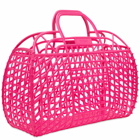 Melissa Women's Refraction Colurs Jelly Bag in Pink
