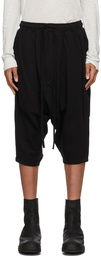 Julius Black Twisted Cropped Lounge Pants