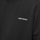 Norse Projects Men's Arne Logo Crew Sweat in Black