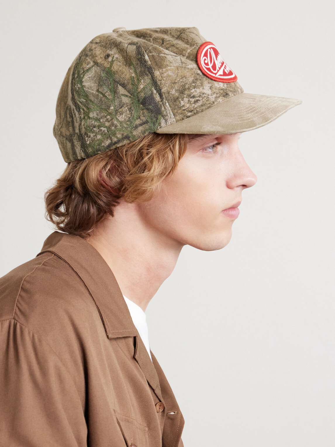 Cherry Los Angeles - Five Star Logo-Appliquéd Camouflage-Print Cotton-Twill Baseball Cap
