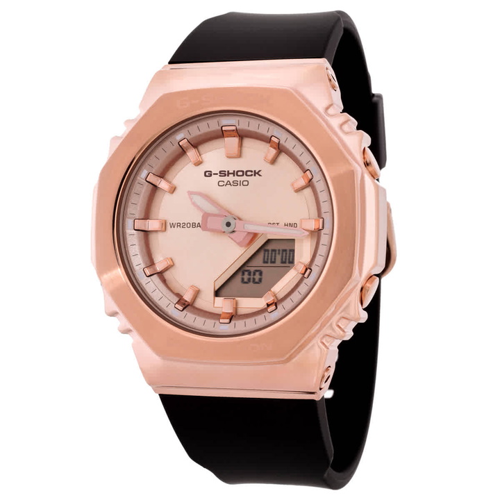 Photo: Casio G-Shock Quartz Analog-Digital Rose Gold Dial Ladies Watch GMS2110PG-1A4