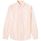 Adsum Uneven Stripe Button Down Shirt