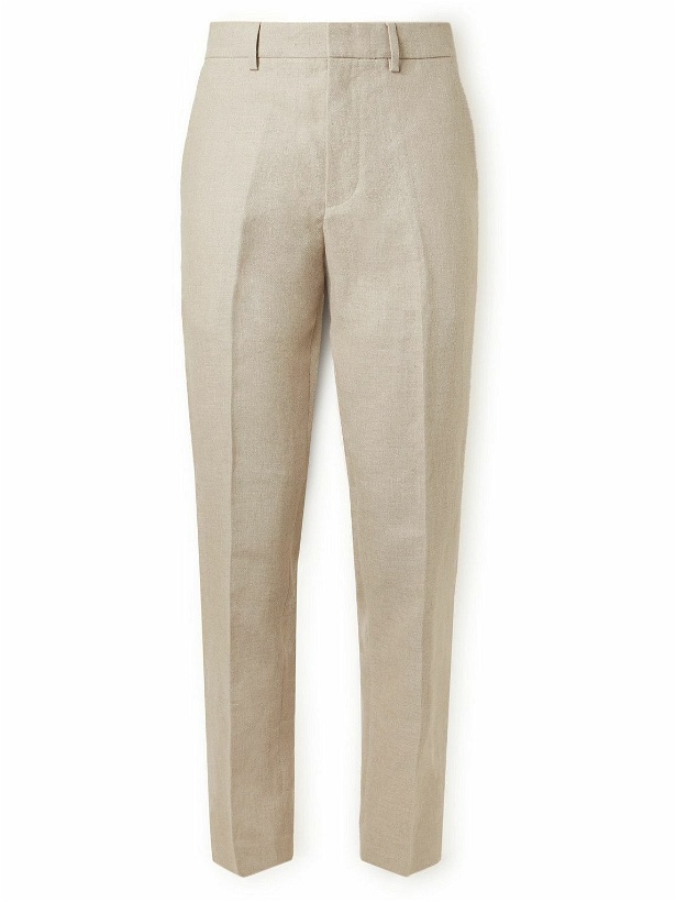 Photo: Club Monaco - Summer Straight-Leg Linen Suit Trousers - Neutrals
