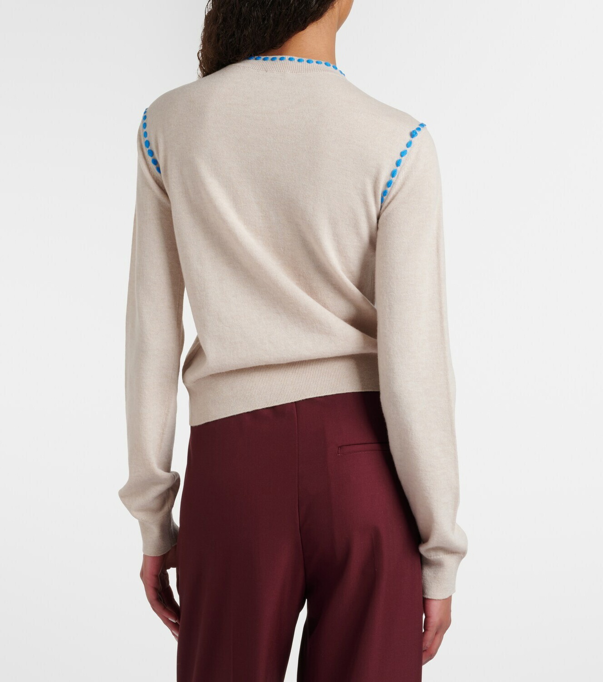 Loewe Scarf-detail wool sweater