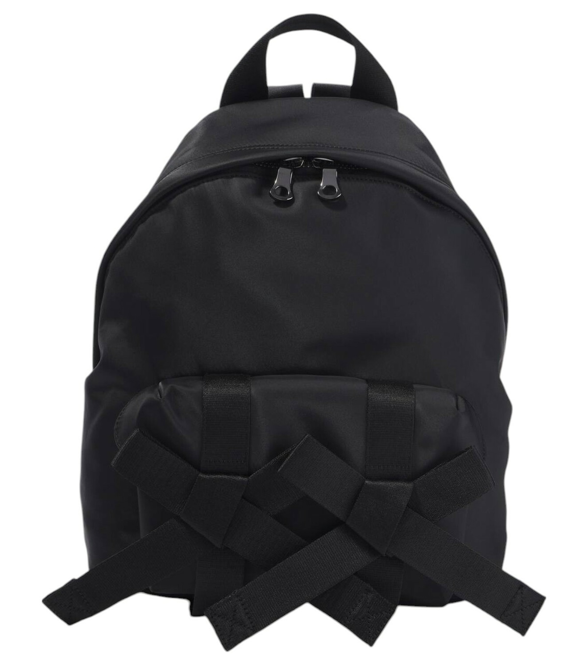 Simone Rocha Black Beaded Utility Bow Backpack Simone Rocha