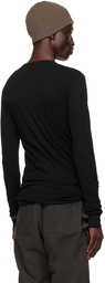 Rick Owens Black Porterville Double Long Sleeve T-Shirt