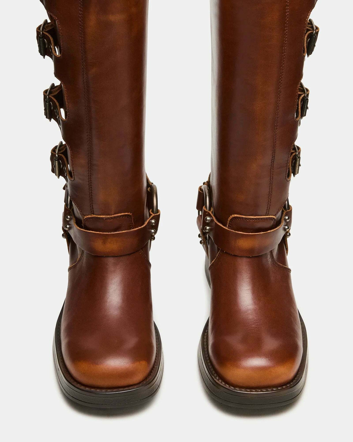 Steve Madden Rockyy Boots in Cognac