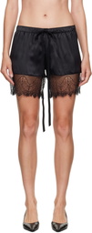 Ann Demeulemeester Black Vere Lace Micro Boxer Shorts