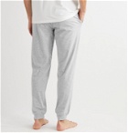 Hugo Boss - Tapered Stretch-Cotton Jersey Sweatpants - Gray