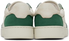 Axel Arigato Beige & Green Dice Lo Sneakers