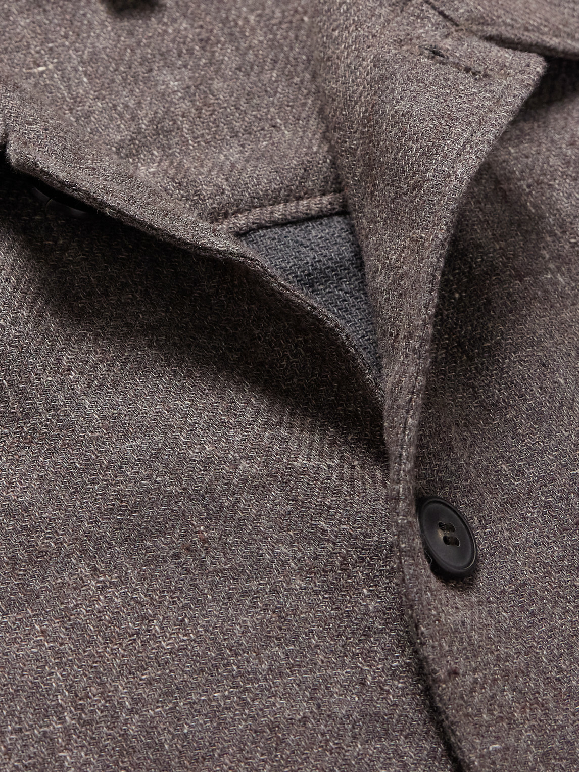 Sunspel - Cotton and Linen-Blend Overshirt - Brown