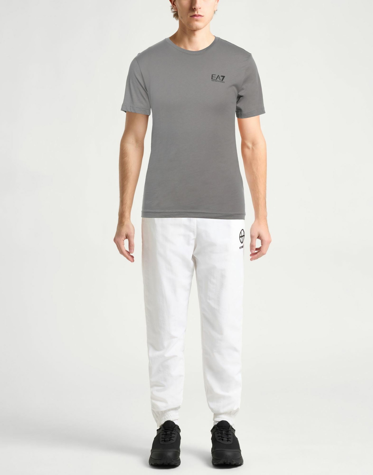 Ea7 Mens T-shirt Light in Grey