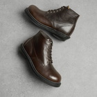 Our Legacy Men's Leather Cortege Boot in Deep Americano