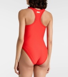 Heidi Klein Zip-up racerback swimsuit