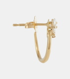 Melissa Kaye Aria Earwrap 18kt yellow gold single earring with diamonds