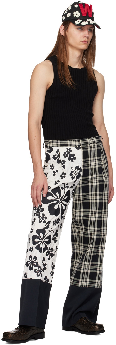 Walter Van Beirendonck Black Star Trousers