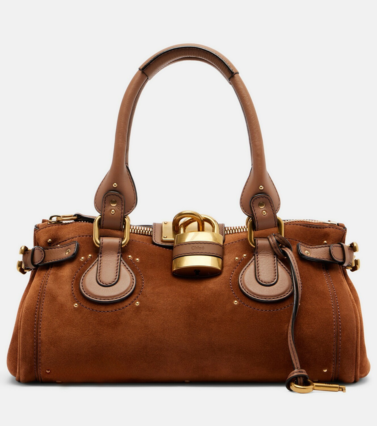 Chloé Paddington suede shoulder bag