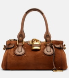 Chloé Paddington suede shoulder bag