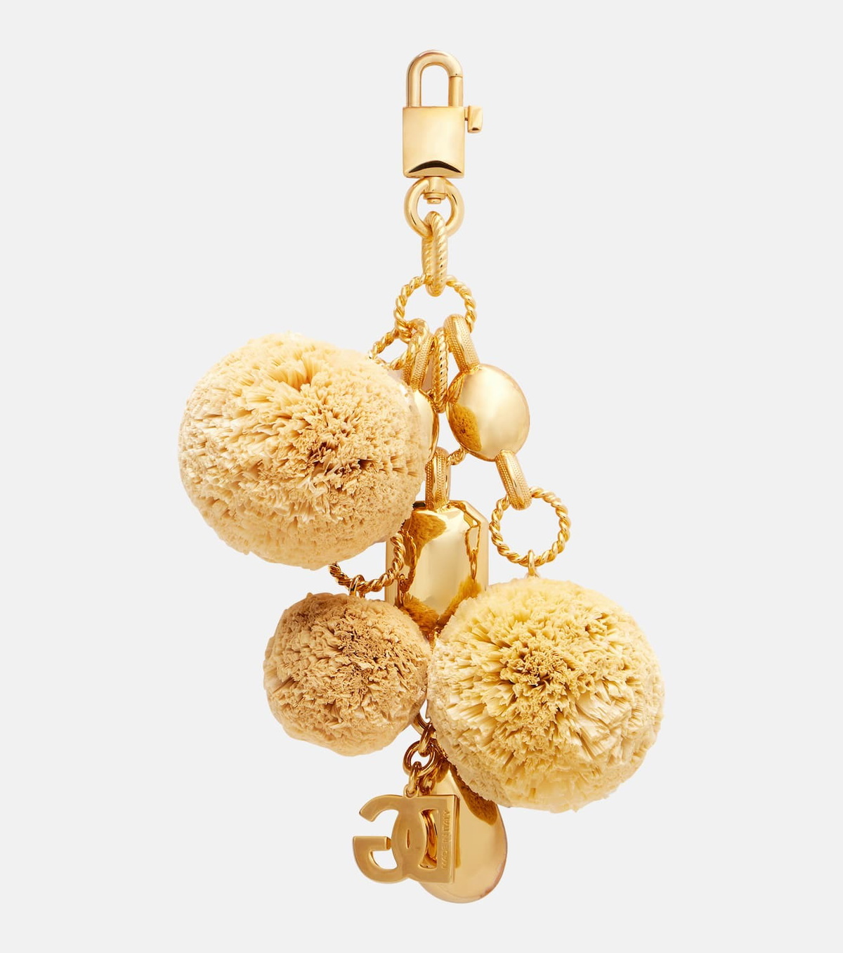 Dolce&Gabbana DG embellished keychain