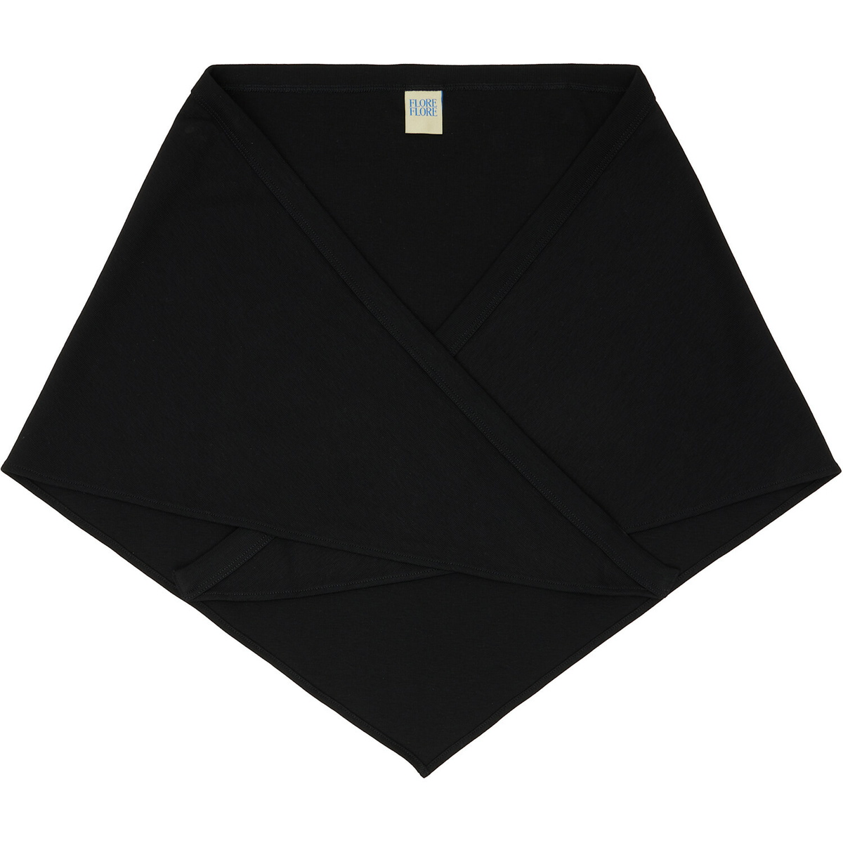 FLORE FLORE Black Flore Scarf