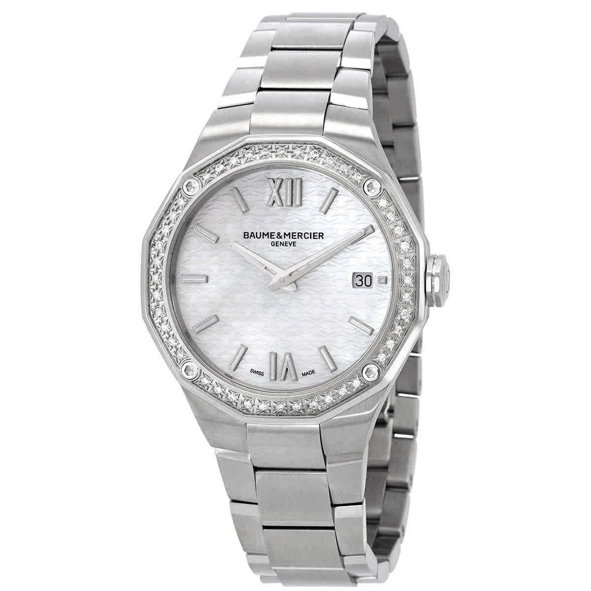 Baume et Mercier Riviera Quartz Diamond Ladies Watch M0A10662