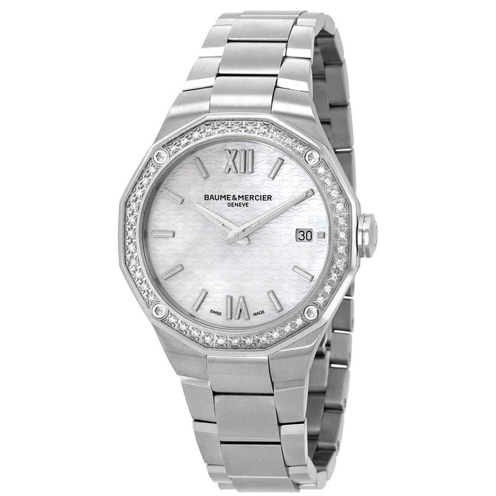 Photo: Baume et Mercier Riviera Quartz Diamond Ladies Watch M0A10662