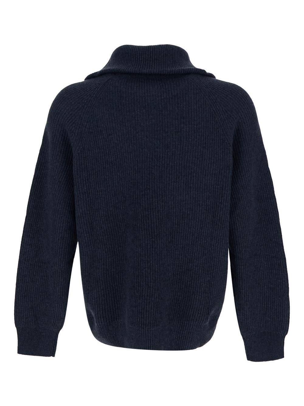 Elegancity Herren Pullover Mit Stehkragen & 1/4 Reißverschluss - Farbblock Design Für Herbst/Winter