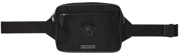 Photo: Versace Black 'La Medusa' Belt Bag
