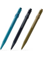 Caran D'Ache - 849 Claim Your Style Set of Three Aluminium Ballpoint Pens