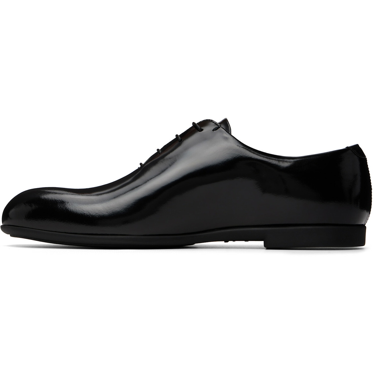 Jil Sander Black Lace-Up Oxfords