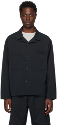 Nanamica Navy Spread Collar Jacket