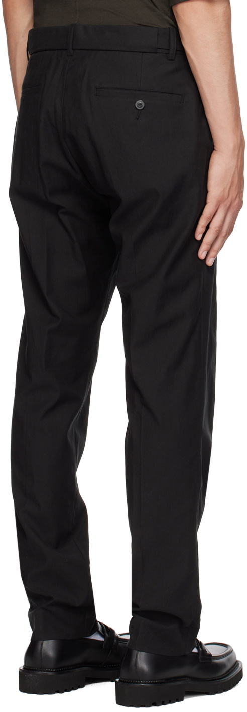 Vince Black Pleated Trousers