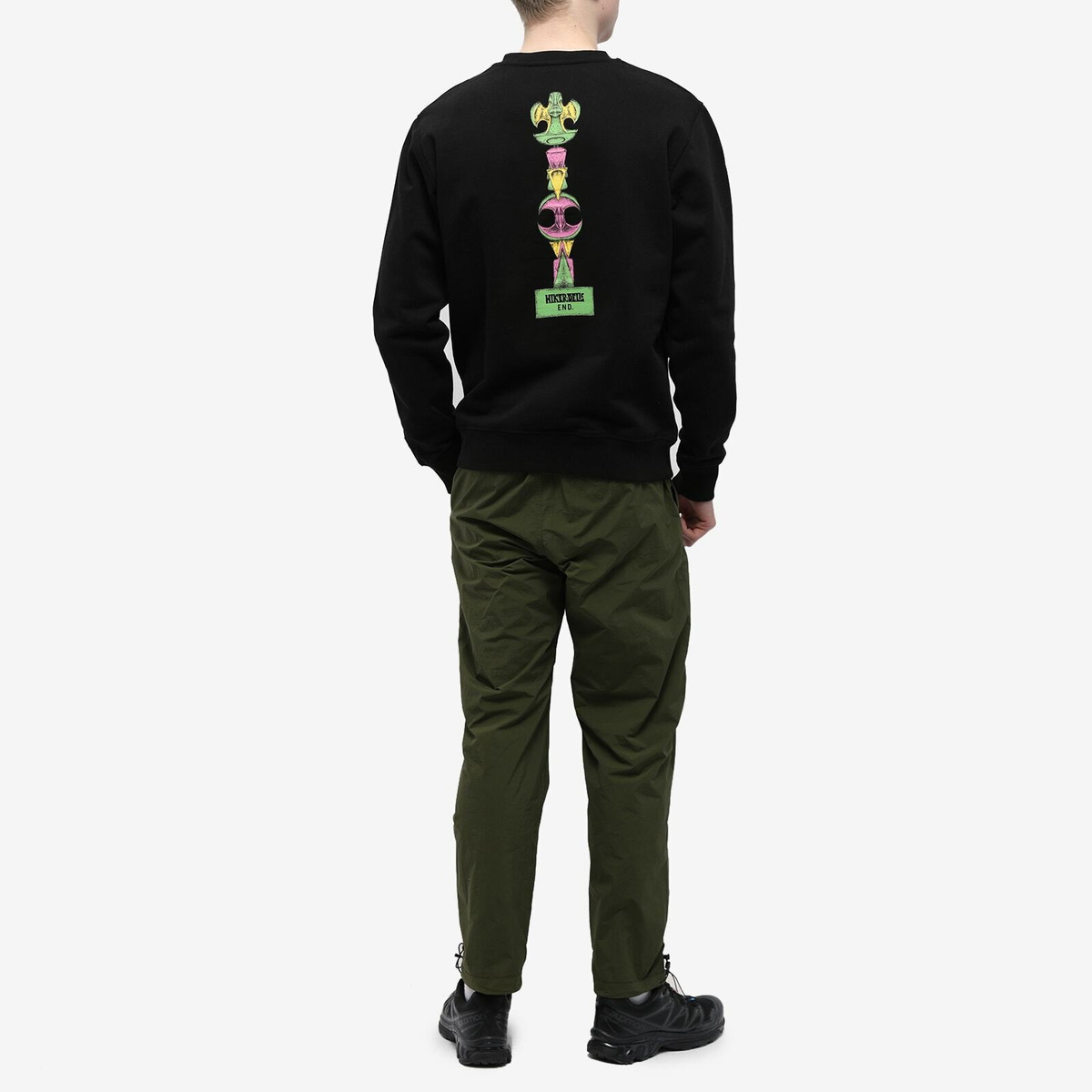 Hikerdelic x END. Belsky Crew Sweat in Black