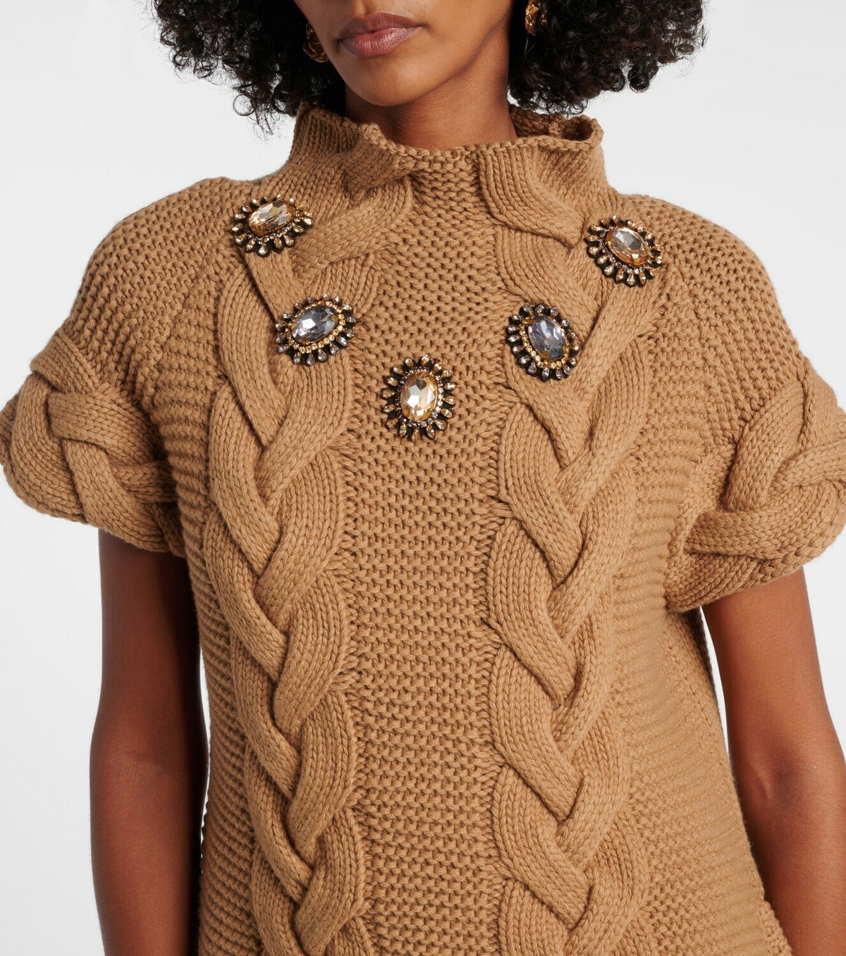La DoubleJ Portrait embellished sweater