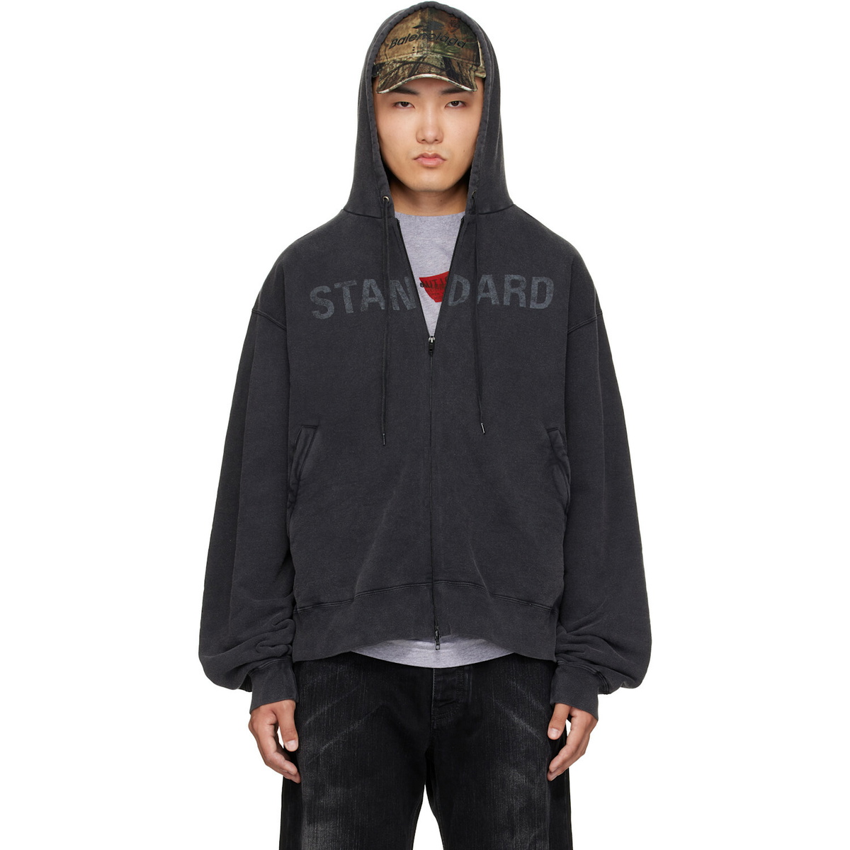 Balenciaga - 3B Sport sleeveless cotton hoodie Balenciaga