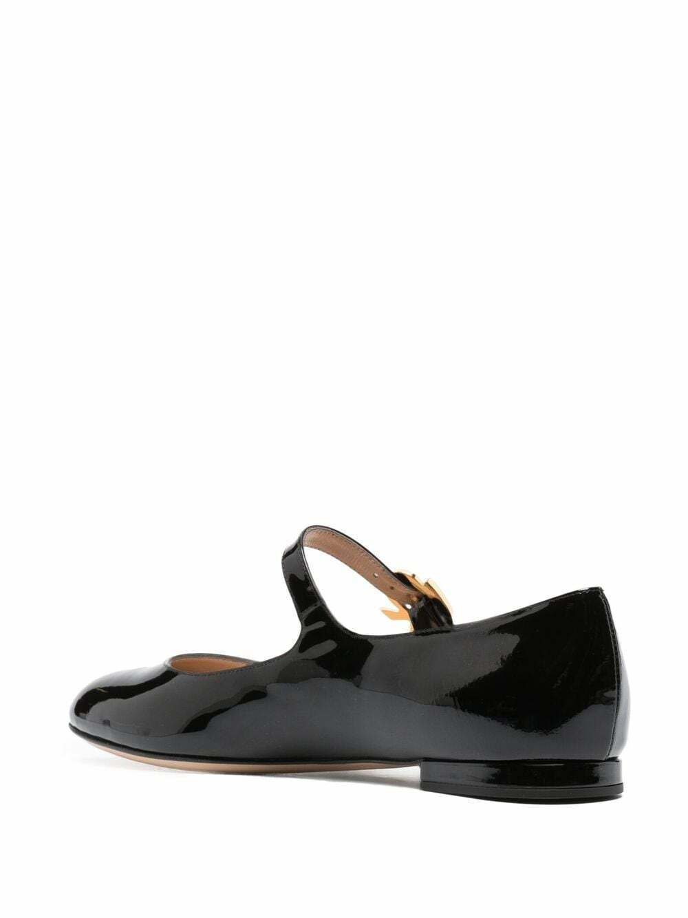 Gianvito Rossi Black Plexiglass Ballet Flats