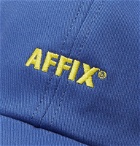 AFFIX - Logo-Embroidered Cotton-Twill Baseball Cap - Blue