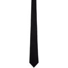 Burberry Black Classic Cut Monogram Tie