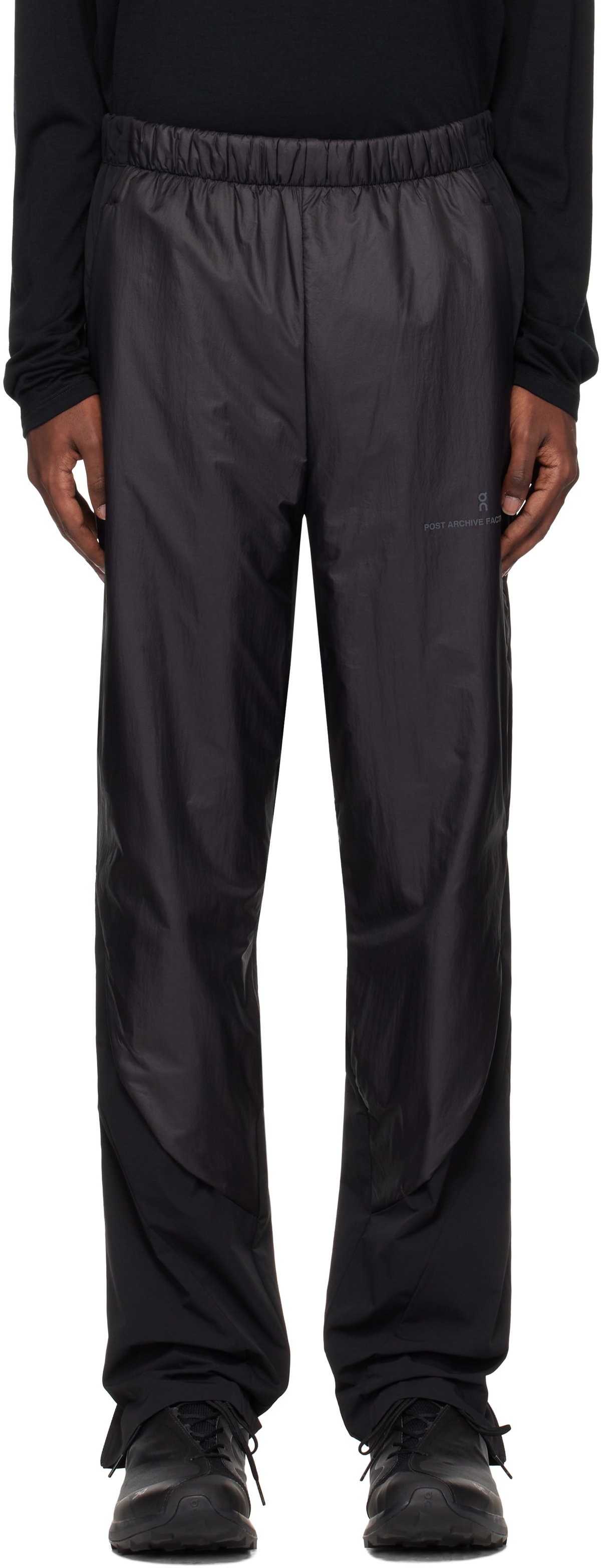 POST ARCHIVE FACTION (PAF) Black On Edition Zero Trousers Post