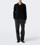 The Row Hilford cashmere polo sweater