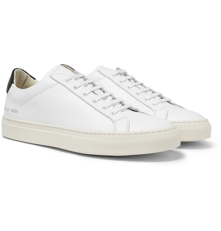 Photo: Common Projects - Achilles Retro Leather Sneakers - Men - White