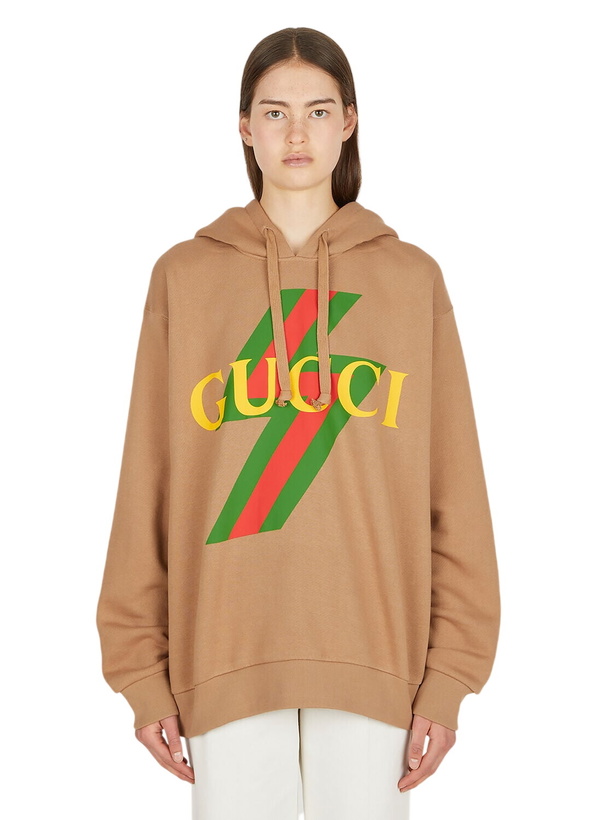 Photo: Gucci Logo Print Hooded Sweatshirt